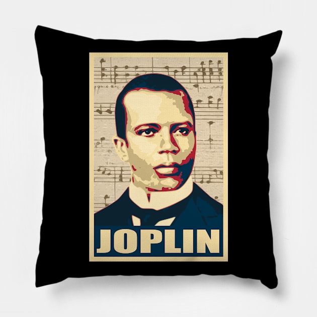 Scott Joplin Pillow by Nerd_art