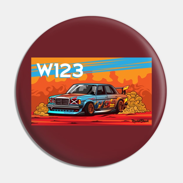 W123 restomod Pin by ASAKDESIGNS