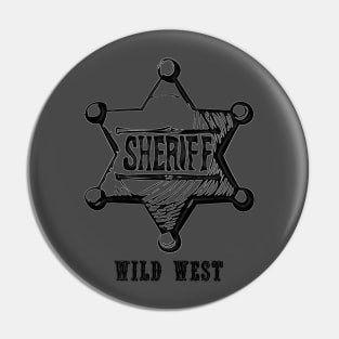 Western Era - Wild West Sheriff Badge 1 Pin