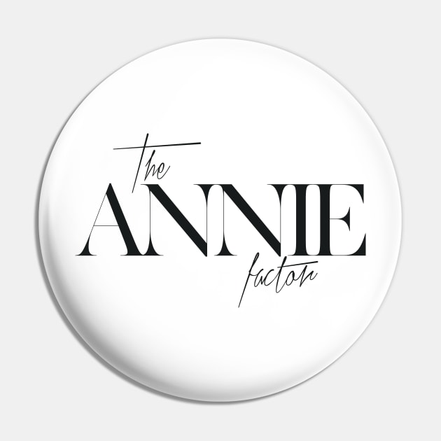 The Annie Factor Pin by TheXFactor