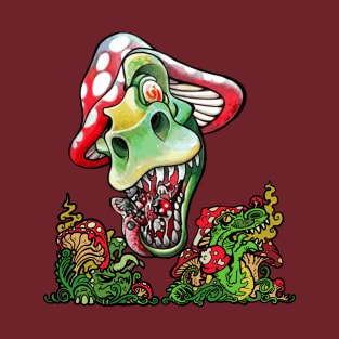 Mushroom Dinosaur T-Shirt