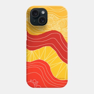 Sunset Waves Phone Case