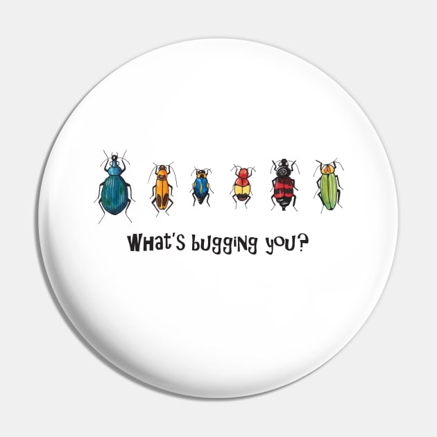 What's bugging you - funny illustration with bugs Pin by kittyvdheuvel