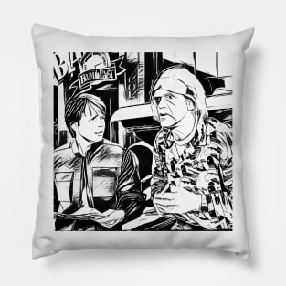 marty and doc Pillow