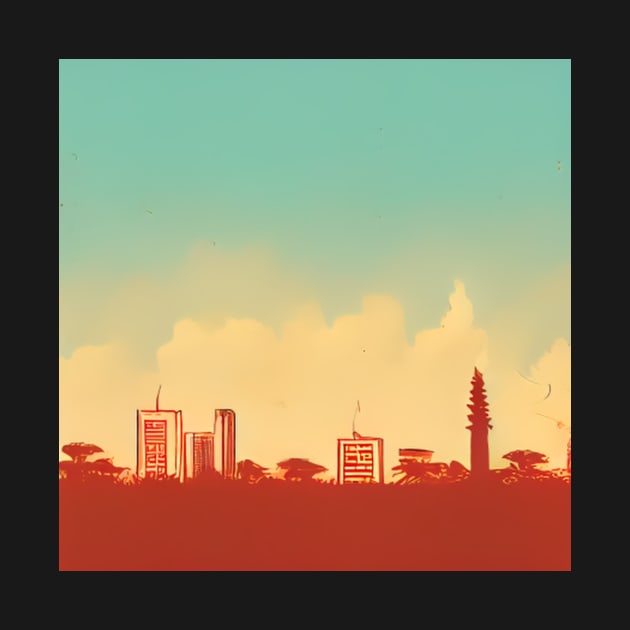 Dar Es Salaam | Comics style by ComicsFactory