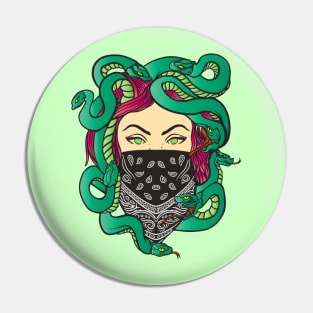 Madame Medusa Vintage Comic Pin