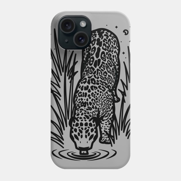 Jaguara Chiquitana Phone Case by Brocha Silvestre