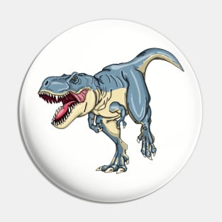 T REX Jurassic Tyrannosaurus rex Dinosaur Running Towards You Pin