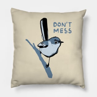 blue-gray gnatcatcher Pillow