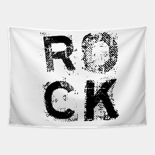 rock grunge logo Tapestry