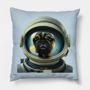 Pugstronaut Pillow