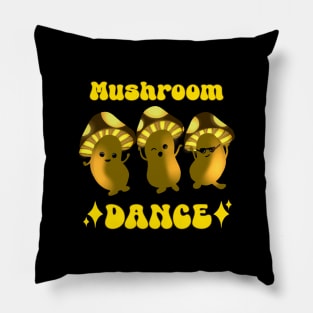 mushroom design - Plant - Magical - Mushroom dance Pillow