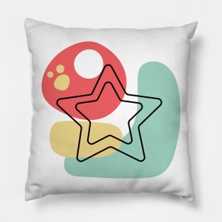 Abstract Star Pillow