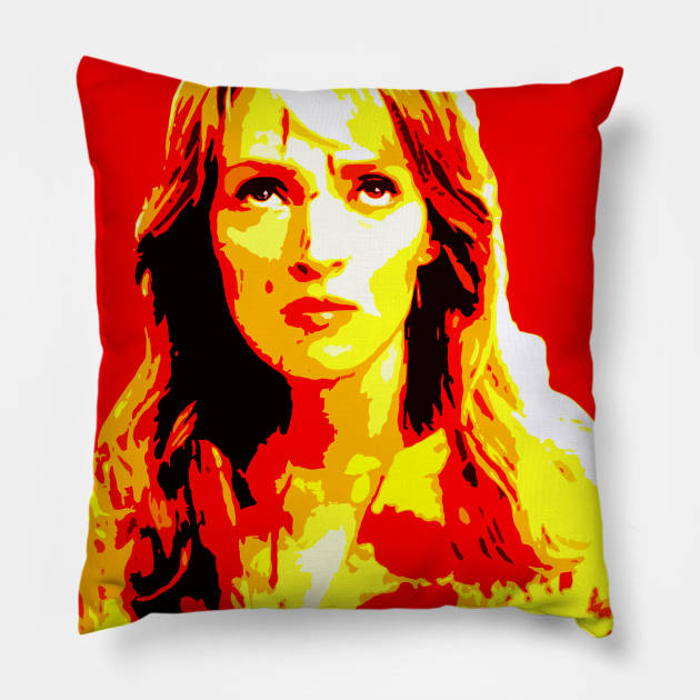 uma thurman Pillow by oryan80