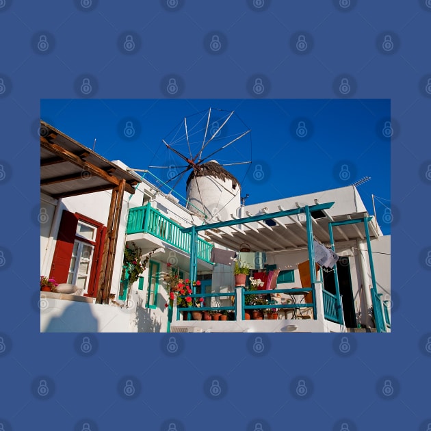 Greece. Mykonos. Windmill. by vadim19