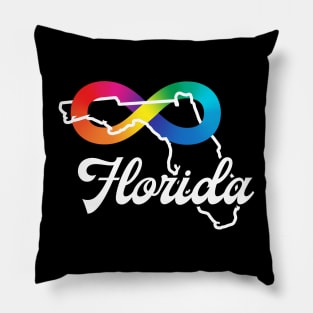 Florida Autism Acceptance Pillow