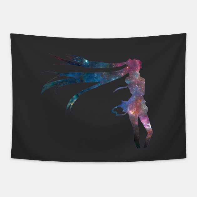 Galaxy Miku Vocaloid Tapestry by Nyakuro