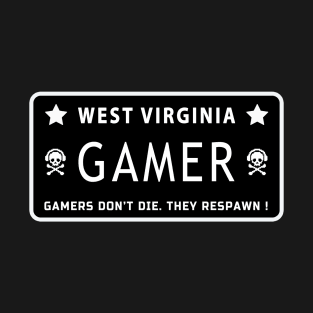 Gamer. West Virginia State. T-Shirt