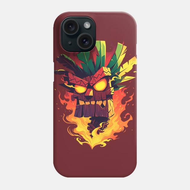 aku aku Phone Case by peterdoraki