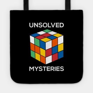 Rubiks Cube Unsolved Mysteries Retro Design Tote