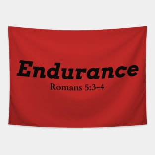 Endurance bible verse Tapestry