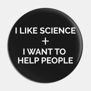 I Like Science Pin