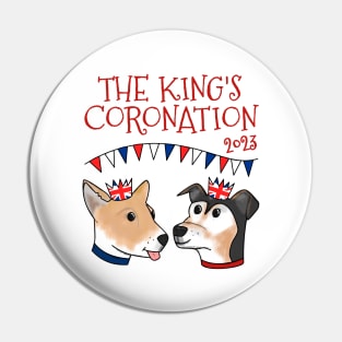 The Kings Coronation 2023 Dogs UK Flag Pin