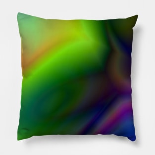 multicolored abstract art Pillow