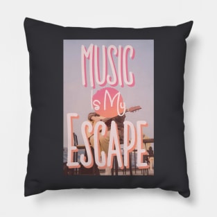 Music is my Escape Pillow