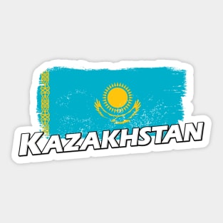 Kazakhstan Girl Stickers for Sale