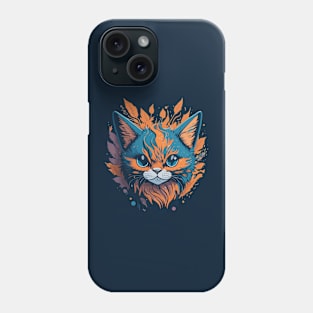 Head Of Flower Cat Phone Case