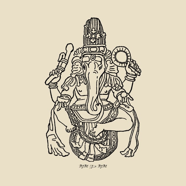 Lord Ganesha Indian God by NINE69