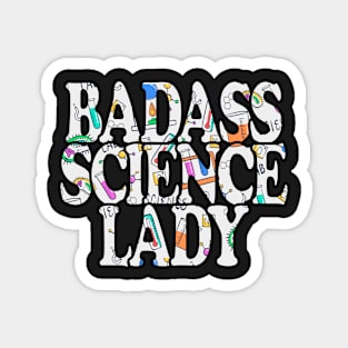 Badass Science Lady Magnet