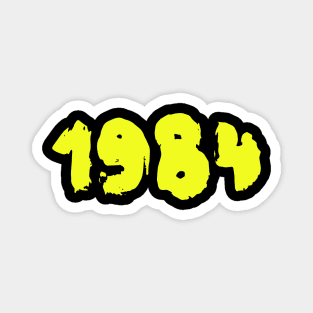 1984 yellow Magnet