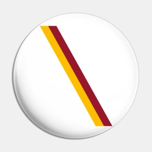 Motherwell Retro 1973 White Amber Claret Sash Pin