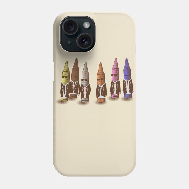 Reservoir Crayon Phone Case by salvatrane