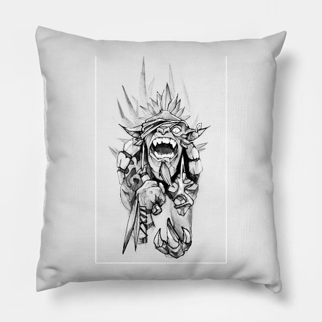 Bristleback Pillow by Lev K