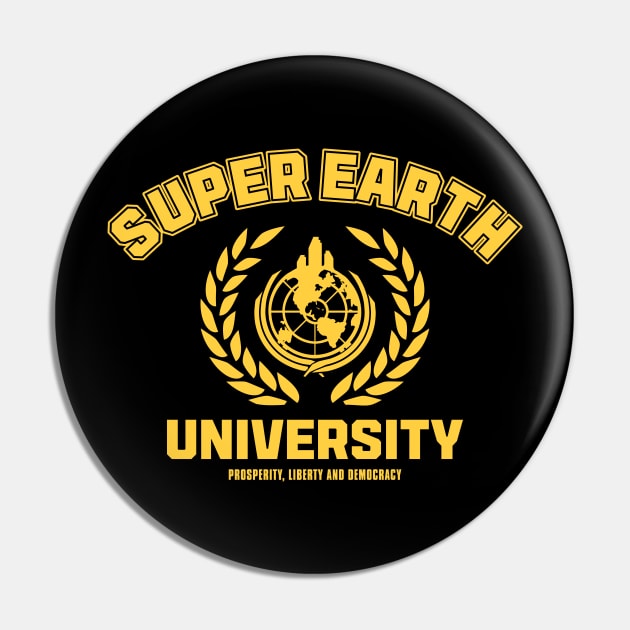 Helldivers 2 Super Earth University Pin by Vault Emporium