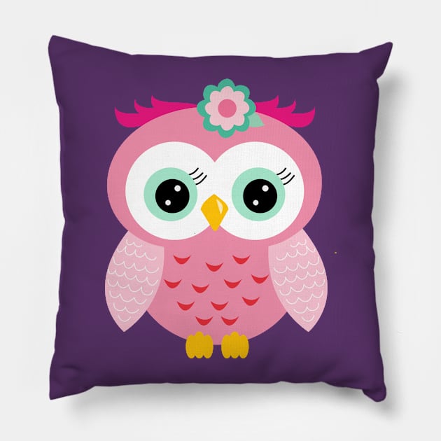 OWL 8 Pillow by impacteesstreetwear