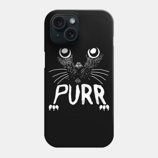 PURR The cat Phone Case
