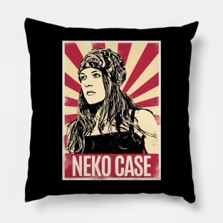 Retro Vintage Neko Case 80s Pillow