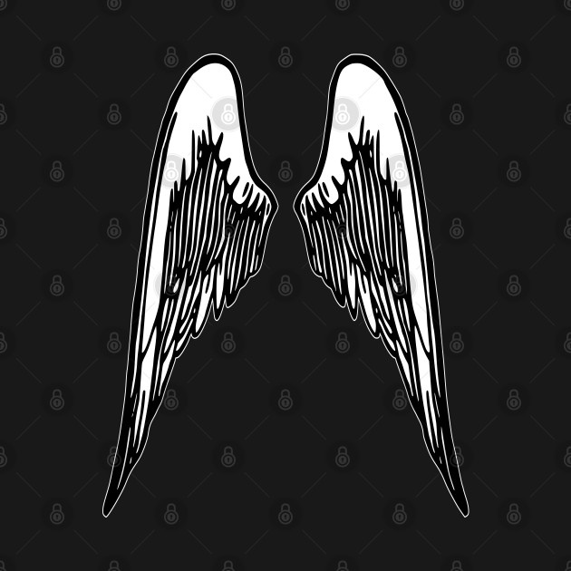 Wings on the Back. Angel Wings by Vladimir Zevenckih