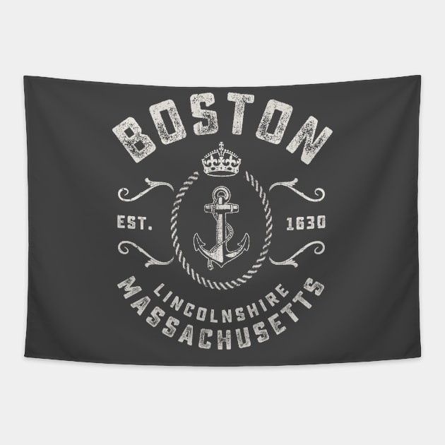 Boston Massachusetts USA Tapestry by Designkix