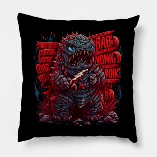 Chibi Mecha Godzilla Pillow