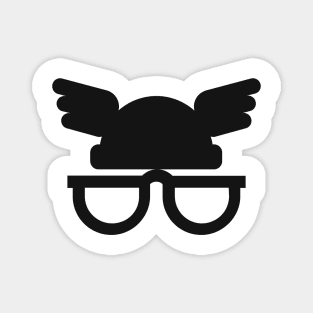 Glasses mac book icon Magnet