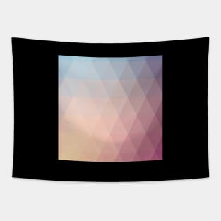 Colorful Retro Triangle Pattern Tapestry