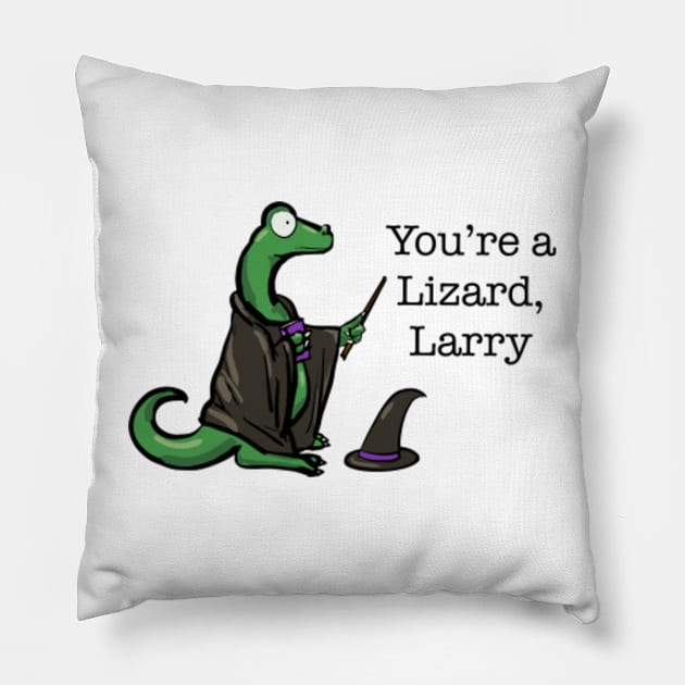 You’re a Lizard, Larry Pillow by Casual Nonsense