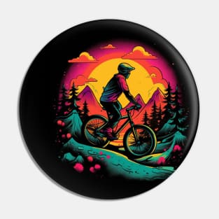 mountain biker Pin