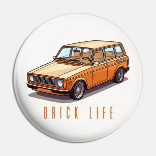 Brick Life - 240 Station Wagon Original Design Pin