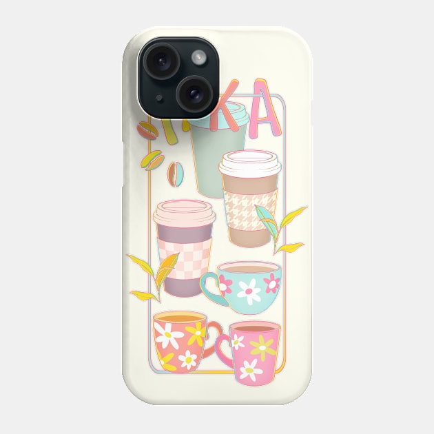 Pastel Fall Fika Phone Case by PerrinLeFeuvre